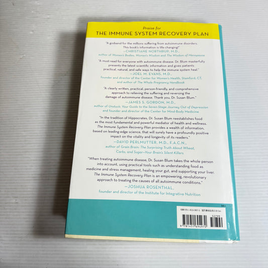 The Immune System Recovery Plan - Susan Blum