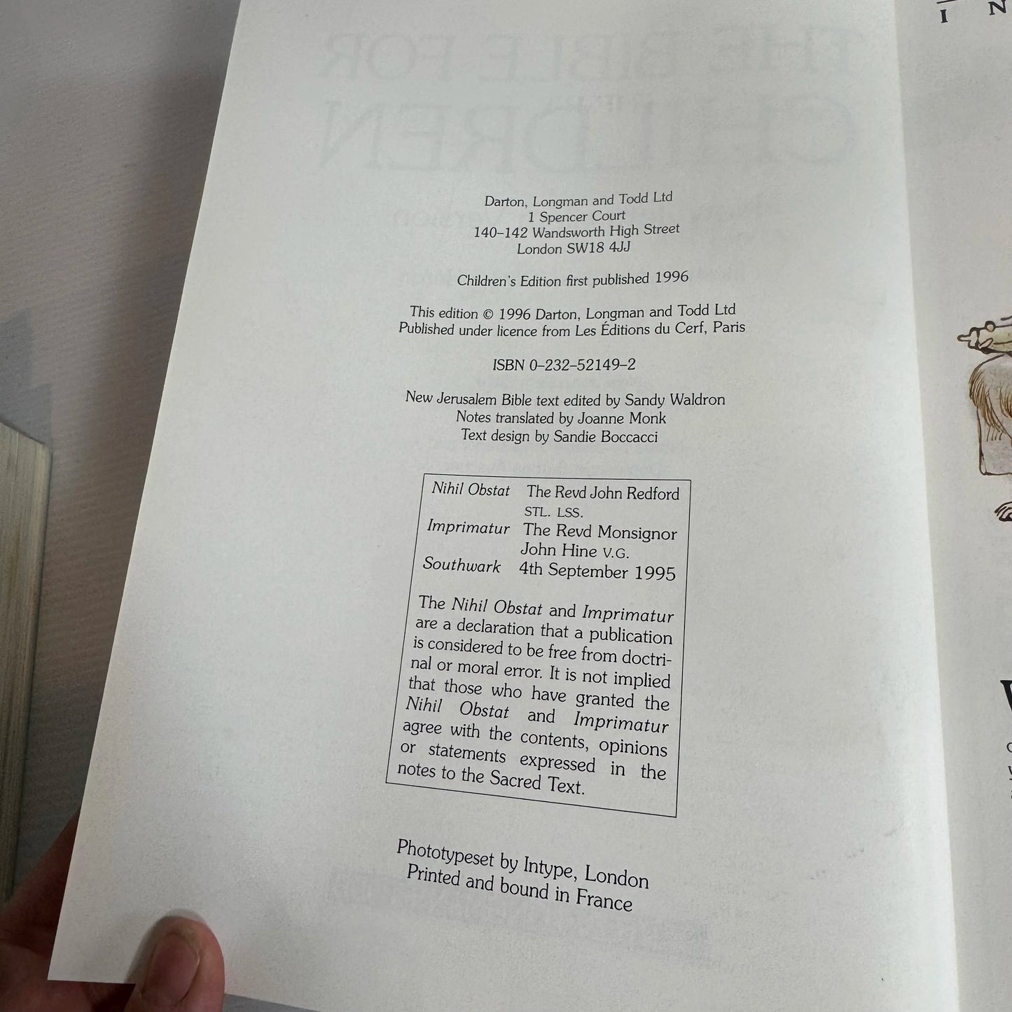 The Bible For Children - New Jerusalem Version (Vintage 1995)