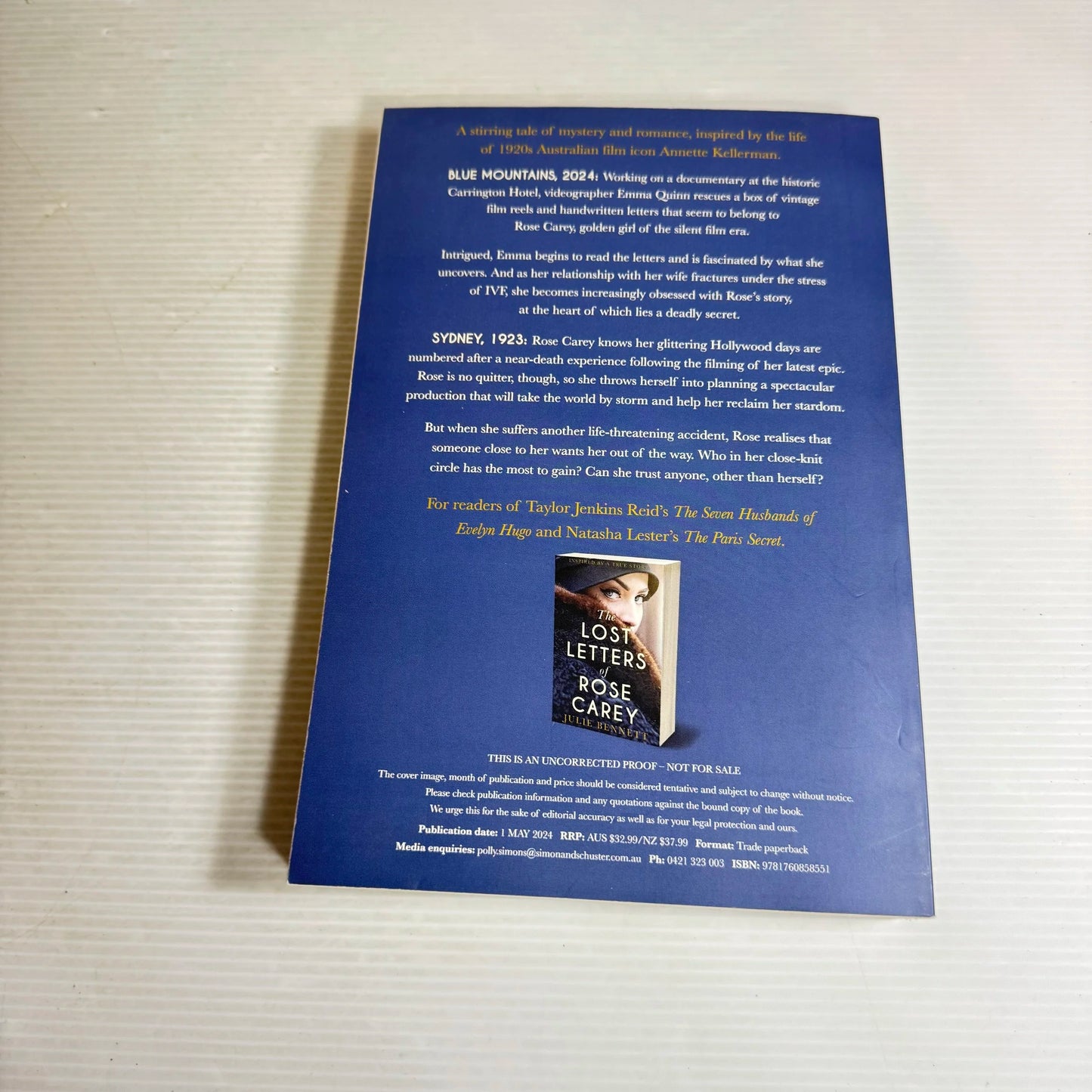 The Lost Letters Of Rose Caret - Julie Bennett