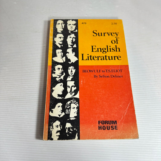 Survey Of English Literature - Sefton Delmer (Vintage 1968)