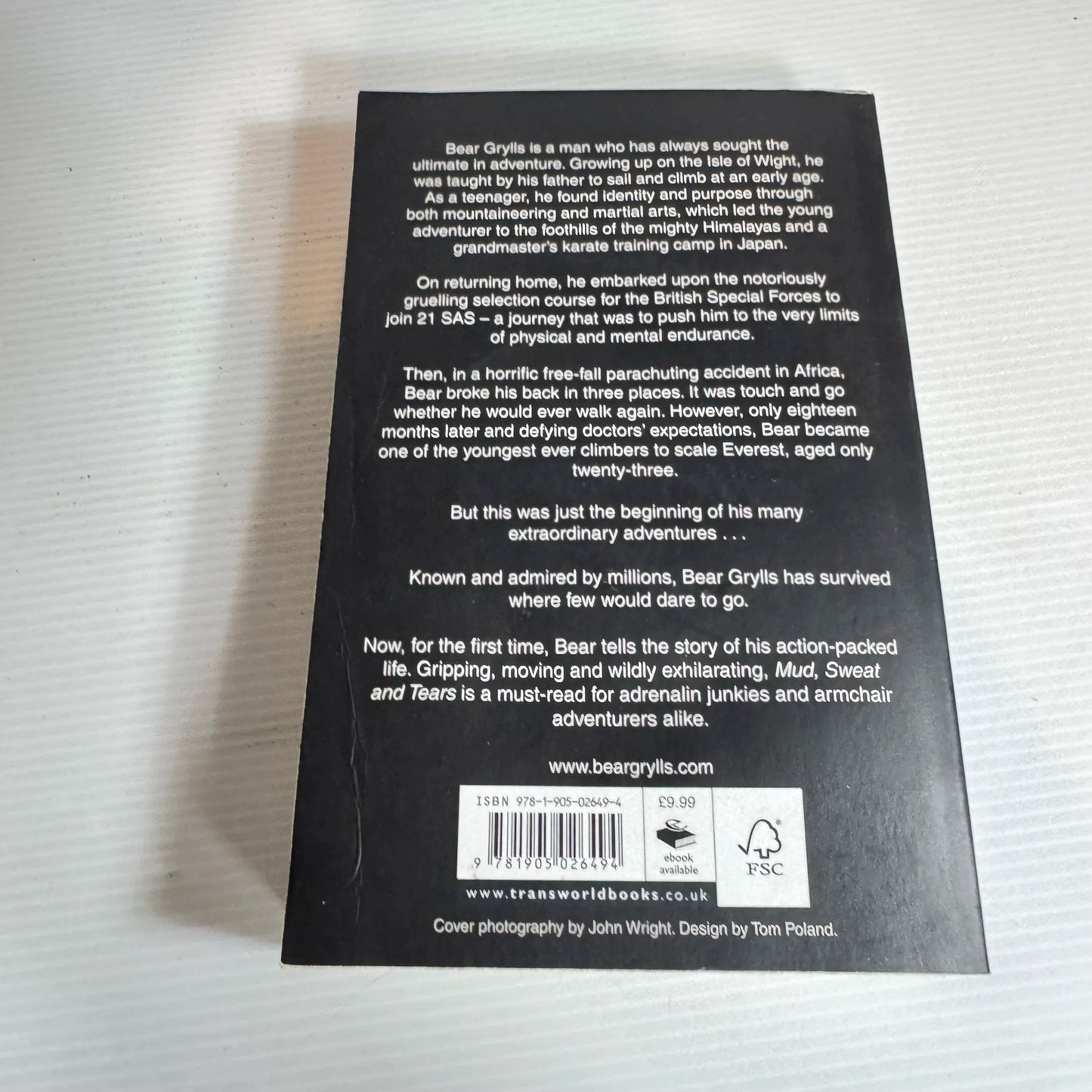 Mud, Sweat and Tears - Bear Grylls