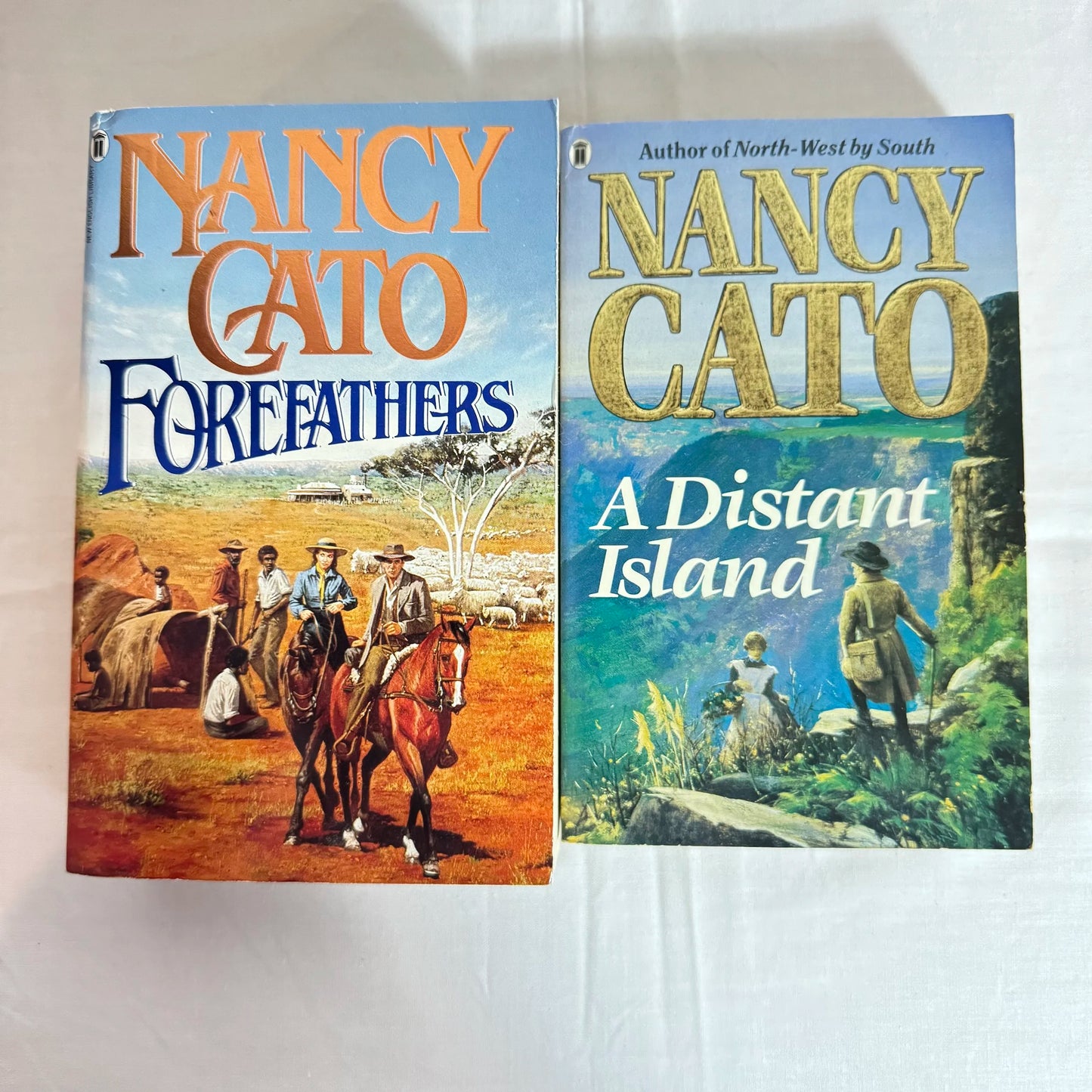 Nancy Cato Book Bundle x 2 | Vintage Australian | Forefathers & A Distant Island