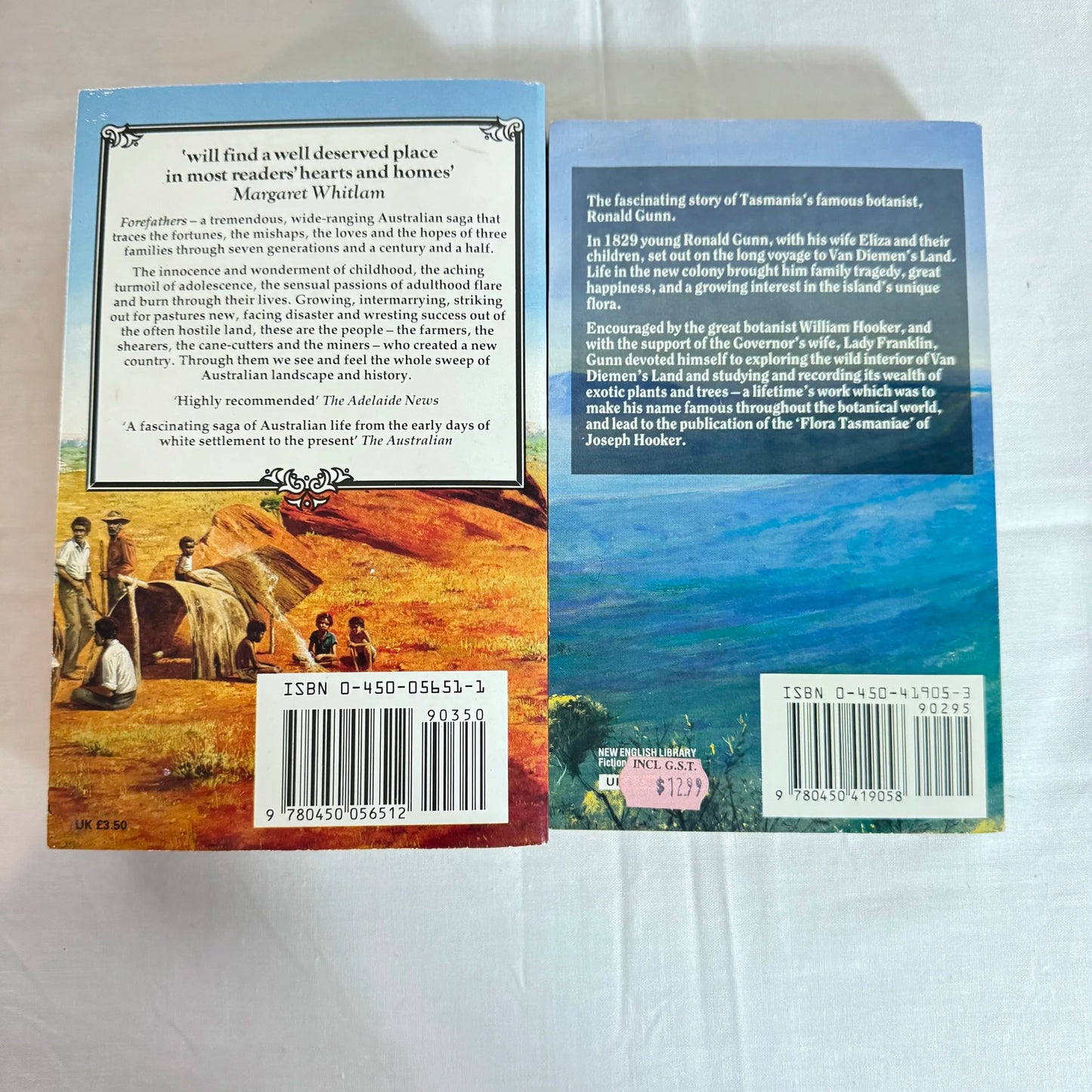 Nancy Cato Book Bundle x 2 | Vintage Australian | Forefathers & A Distant Island