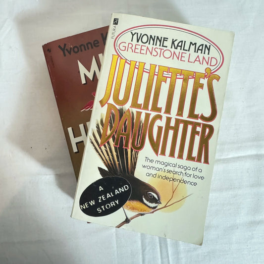 Yvonne Kalman Book Bundle x 2 | Vintage NZ | Mists of Heaven & Juliette's Daughter