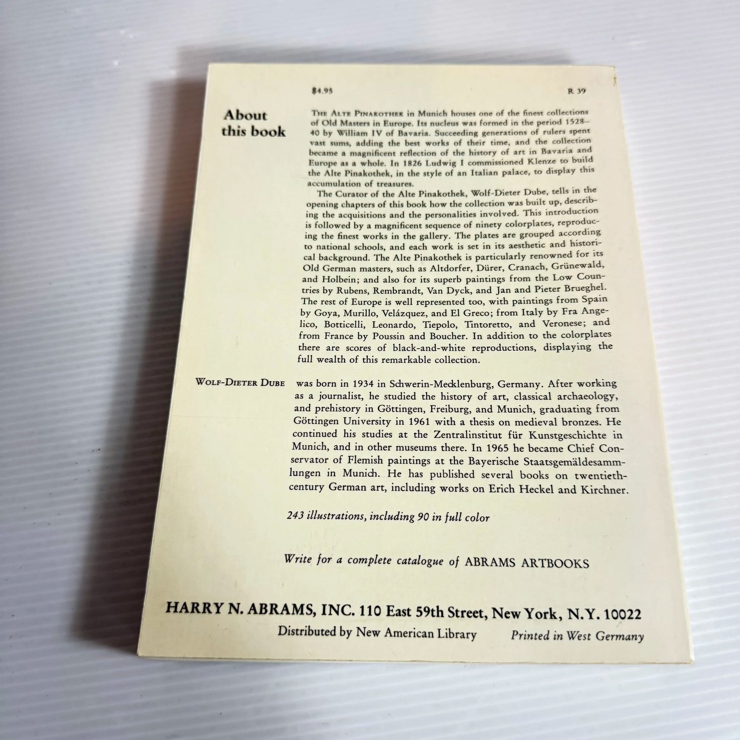 The Pinakothek Munich - Wolf-Dieter Dube