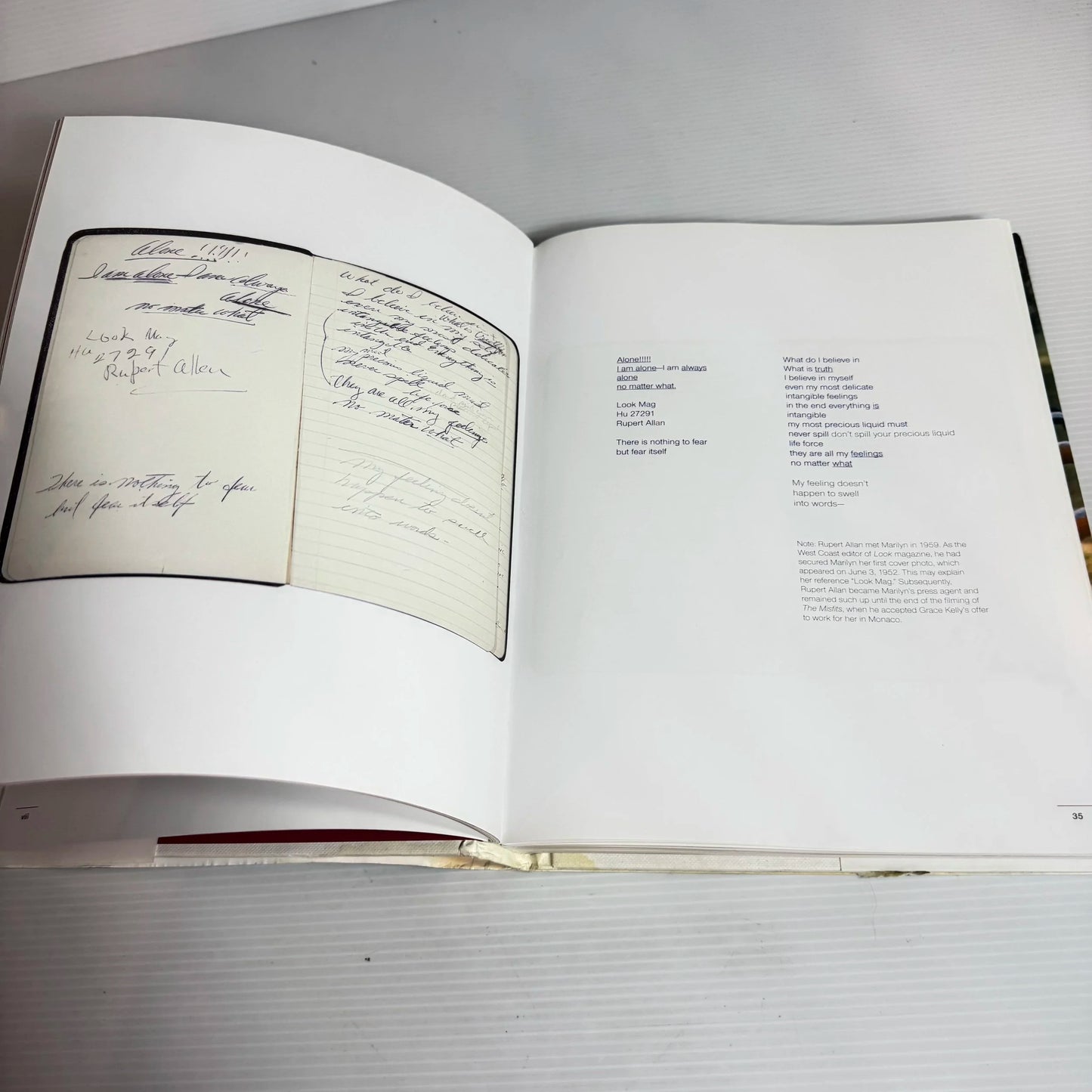 Fragments : Poems, Intimate Notes, Letters by Marilyn Monroe - Edited by Stanley Buchthal and Bernard Comment