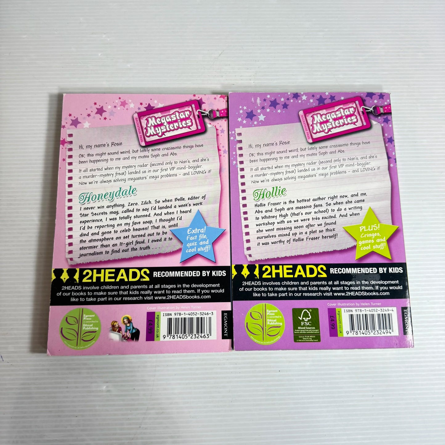 Megastar Mysteries - Annabelle Starr Book Bundle x 2 Hollie & Honeydale