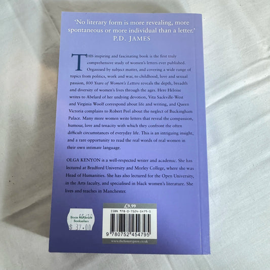 800 Years of Women's Letters - Olga Kenyon
