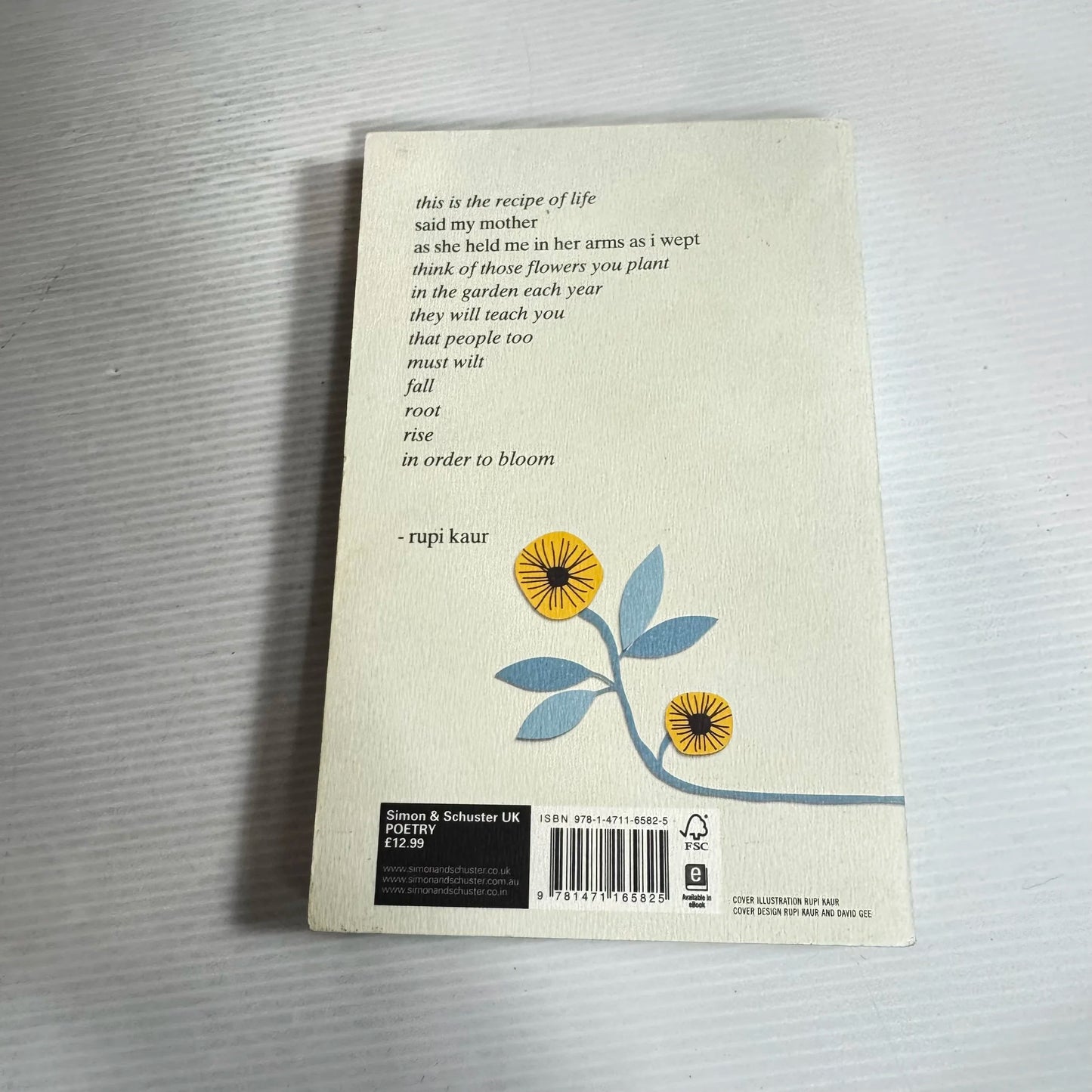 The Sun And Her Flowers - Rupi Kaur