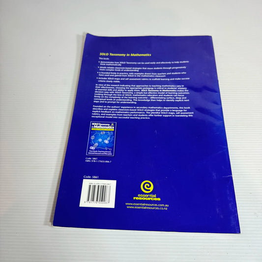 Solo Taxonomy in Mathematics : Strategies for Thinking like a Mathematician