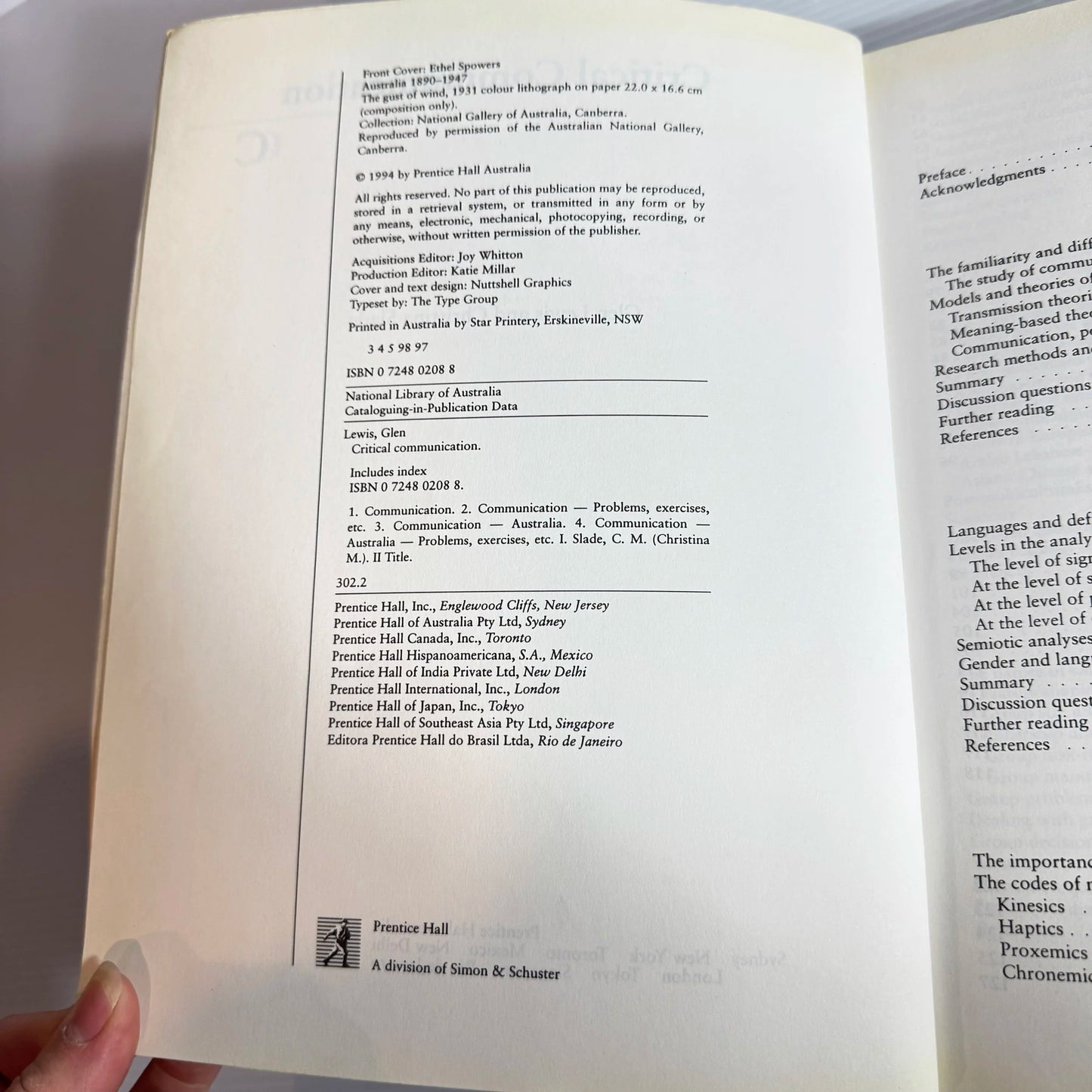 Critical Communication - Glen Lewis and Christina Slade