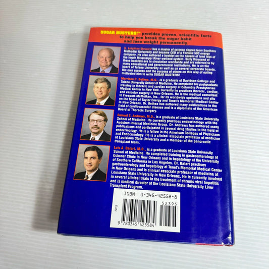 Sugar Busters!, Cut Sugar To Trim Fat - H. Leighton Steward, Morrison C. Bethea, Sam S. Andrews & Luis A. Balart