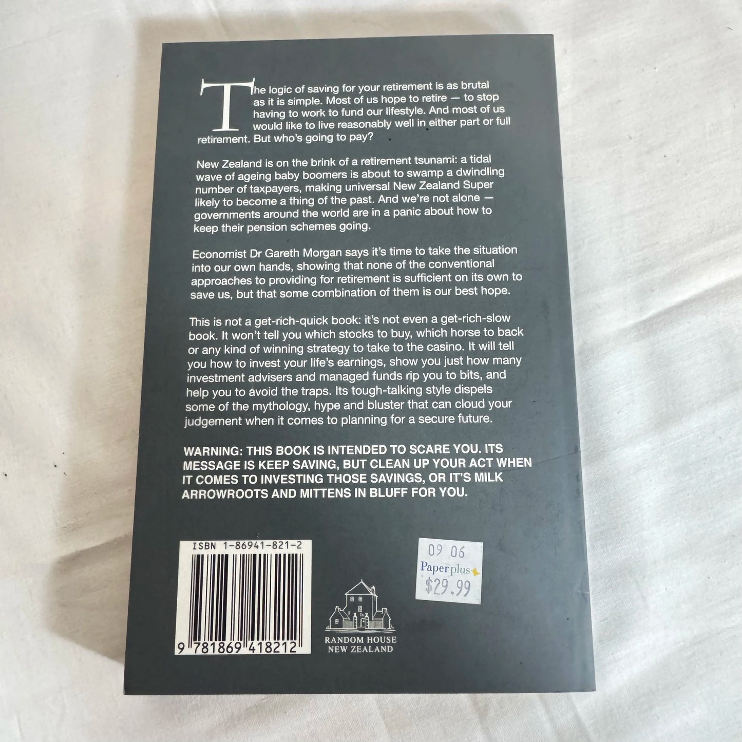 Pension Panic : Tough Talk on Sorting Your Finances - Gareth Morgan