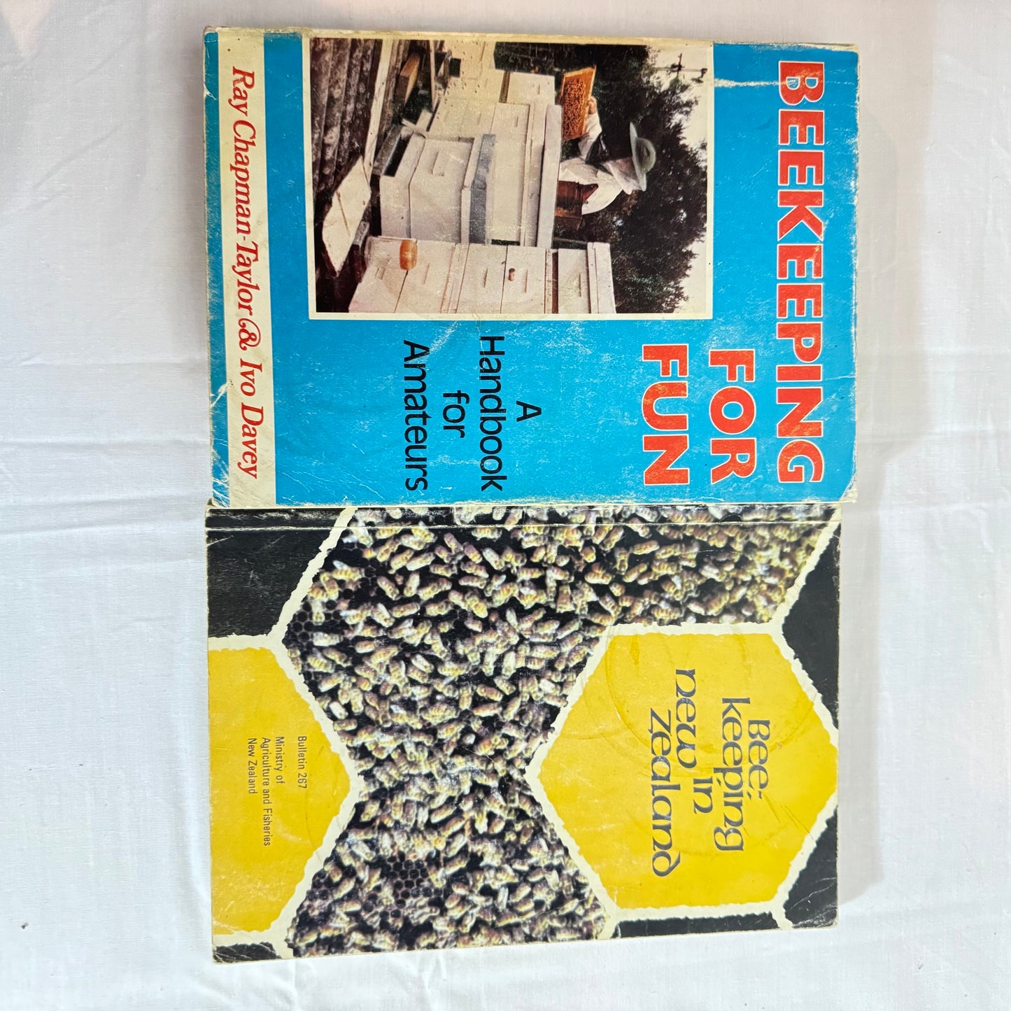 Vintage Bee-Keeping Book Bundle x 2