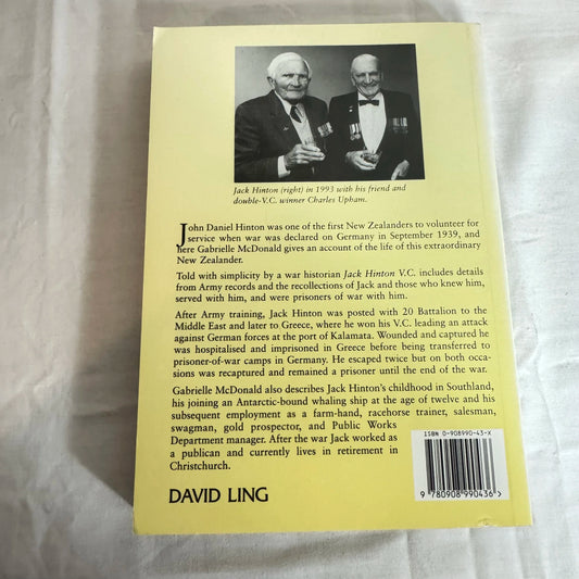 Jack Hinton V.C. : A Man Amongst Men - Gabrielle McDonald