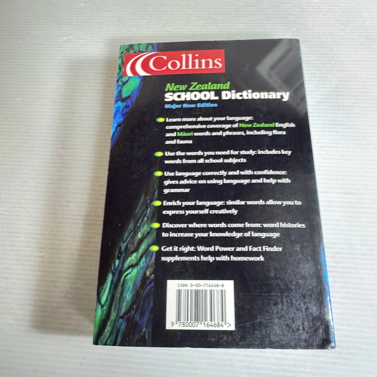 Collins New Zealand School Dictionary: Major New Edition