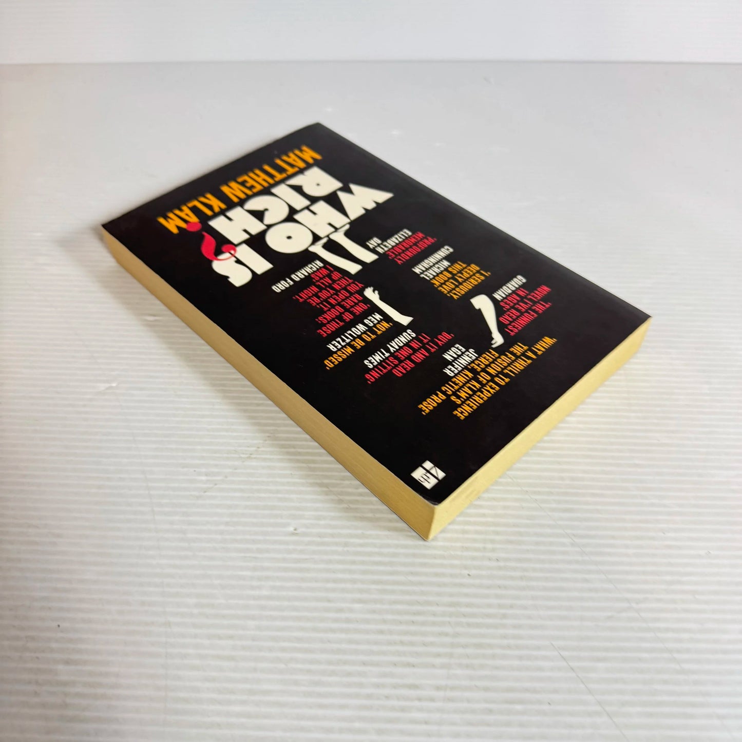 Who Is Rich? - Matthew klam