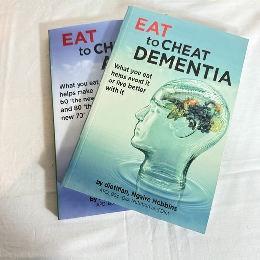 Book Bundle X 2 Eat To Cheat Dementia & Eat To Cheat Aging - Ngaire Hobbins