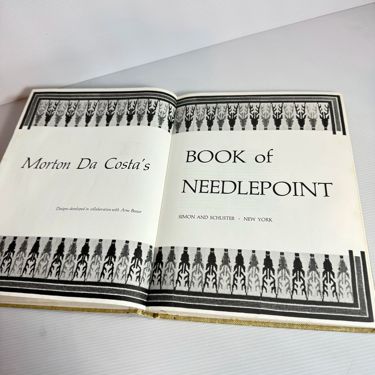 Morton Da Costa's Book of Needlepoint (Vintage 1974)
