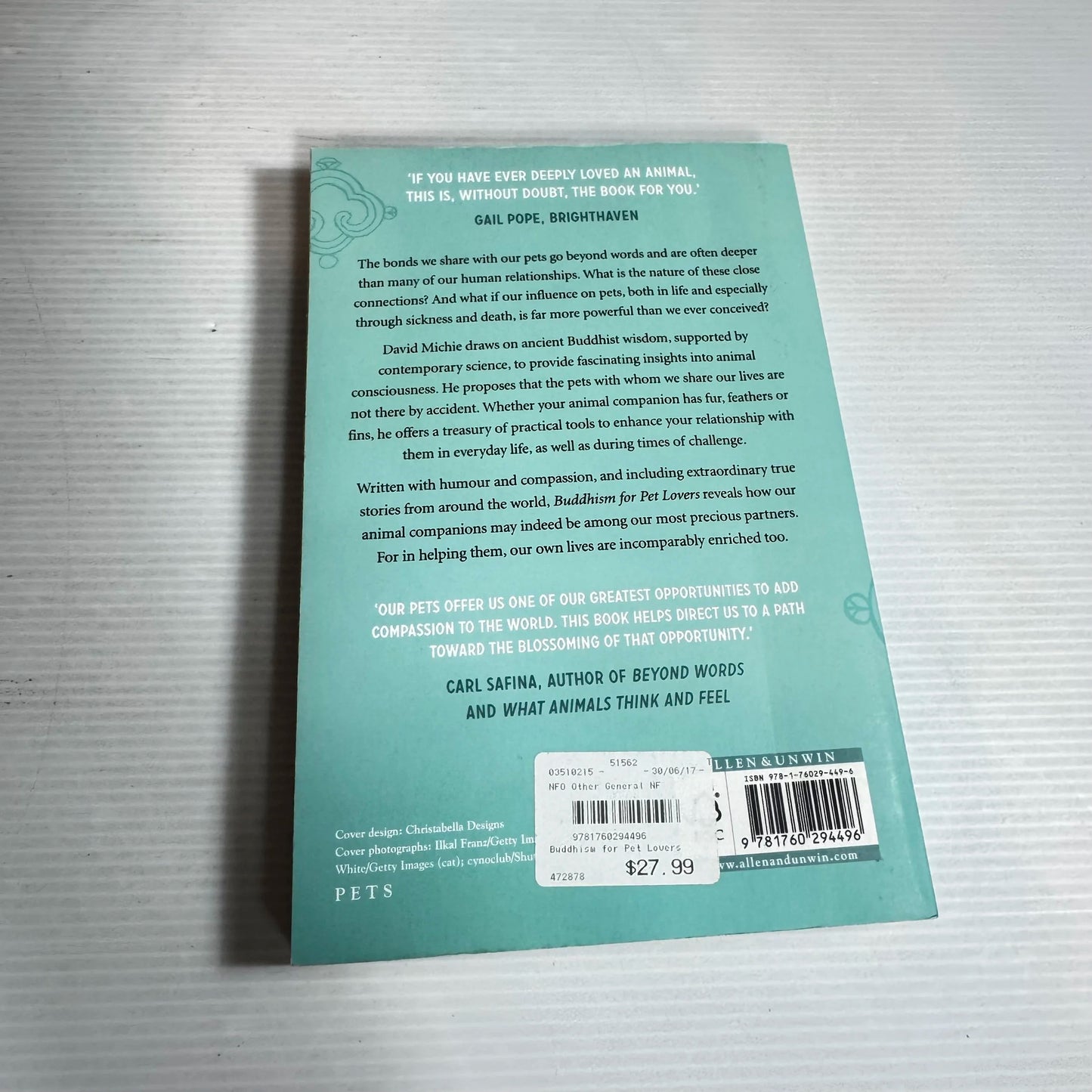 Buddhism For Pet Lovers - David Michie