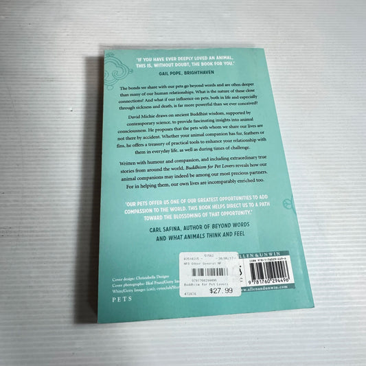 Buddhism For Pet Lovers - David Michie