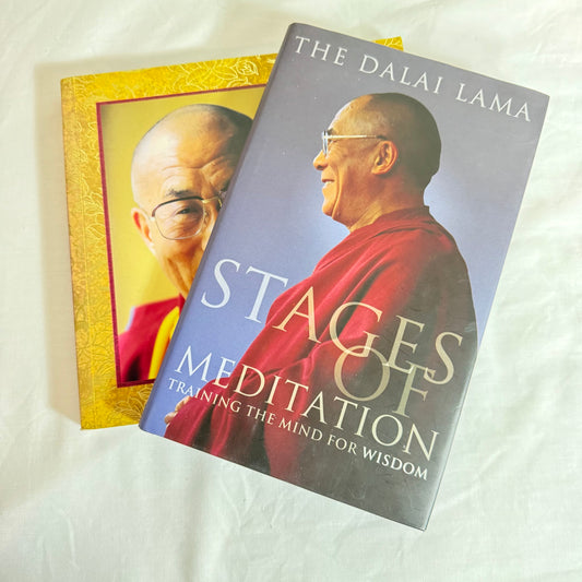 The Dalai Lama Book Bundle x2 Stages of Meditation & A Simple Path