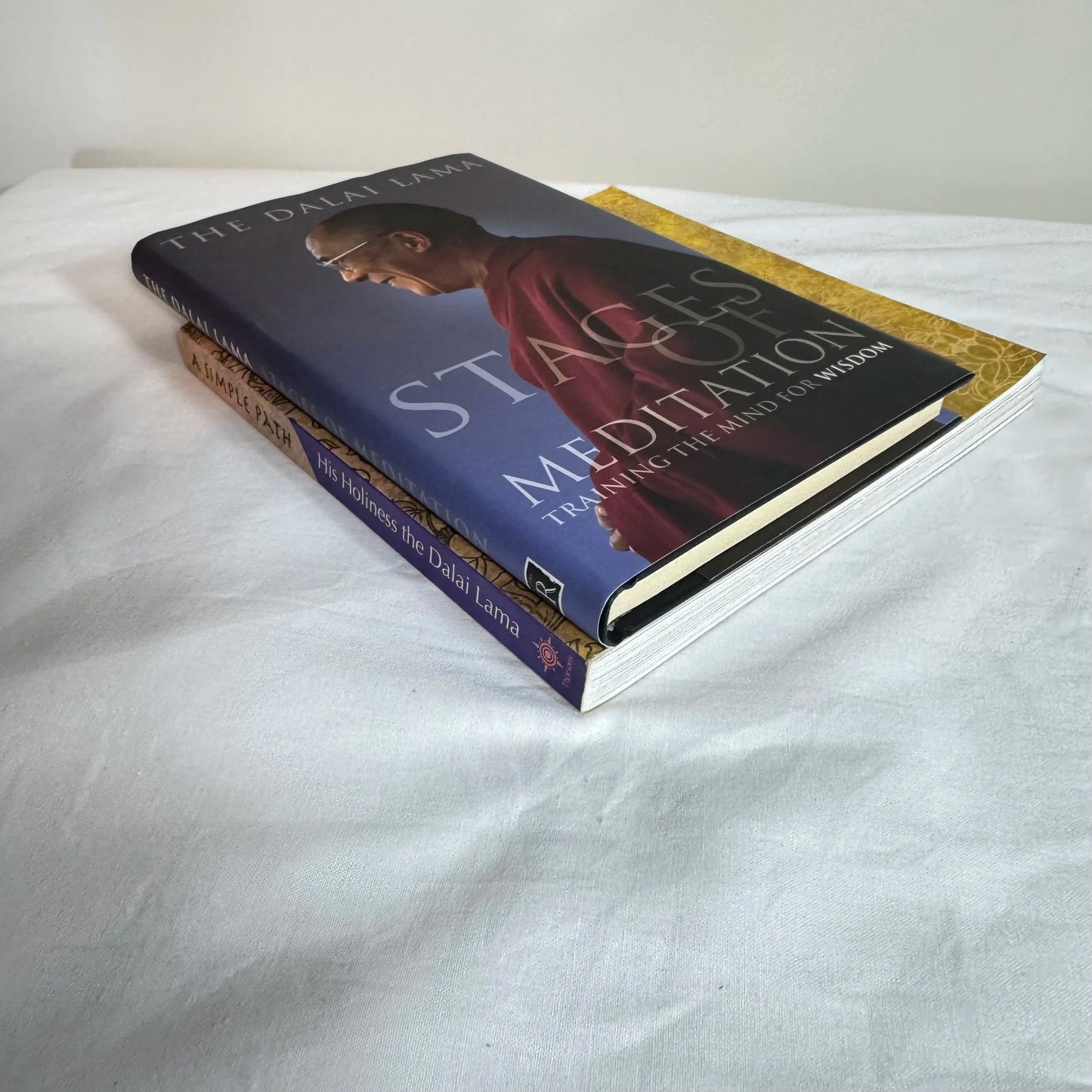The Dalai Lama Book Bundle x2 Stages of Meditation & A Simple Path