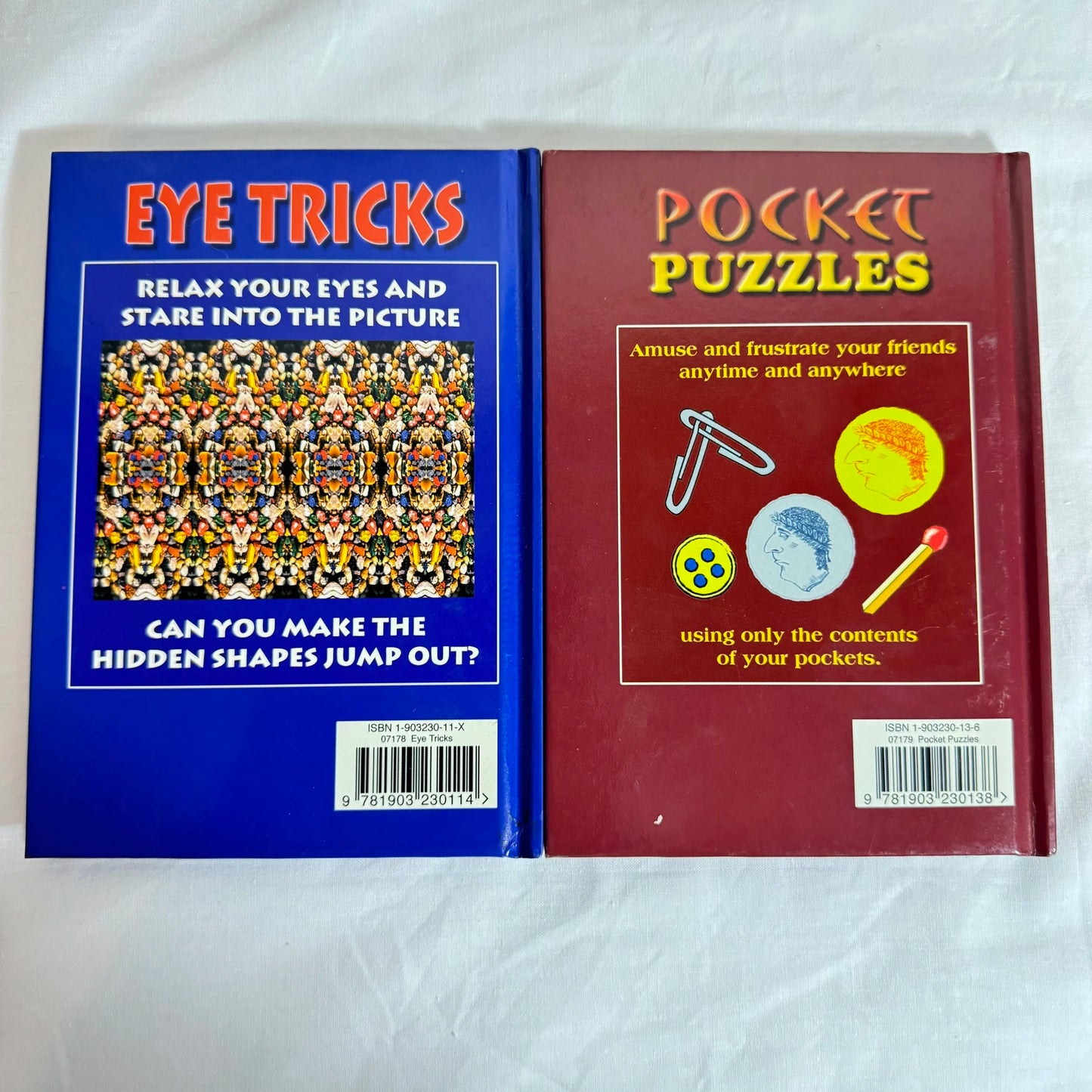 Puzzle | Visual Illusions | Eye Tricks Book Bundle x 3