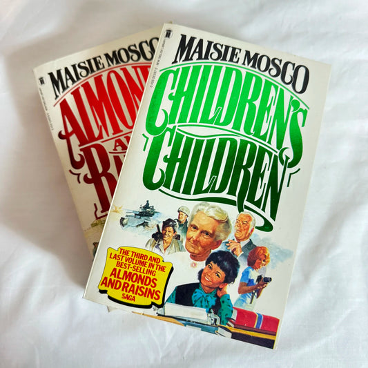 Masie Mosco Book Bundle x 2 Vintage (1982) Almonds & Raisins and Children's Children