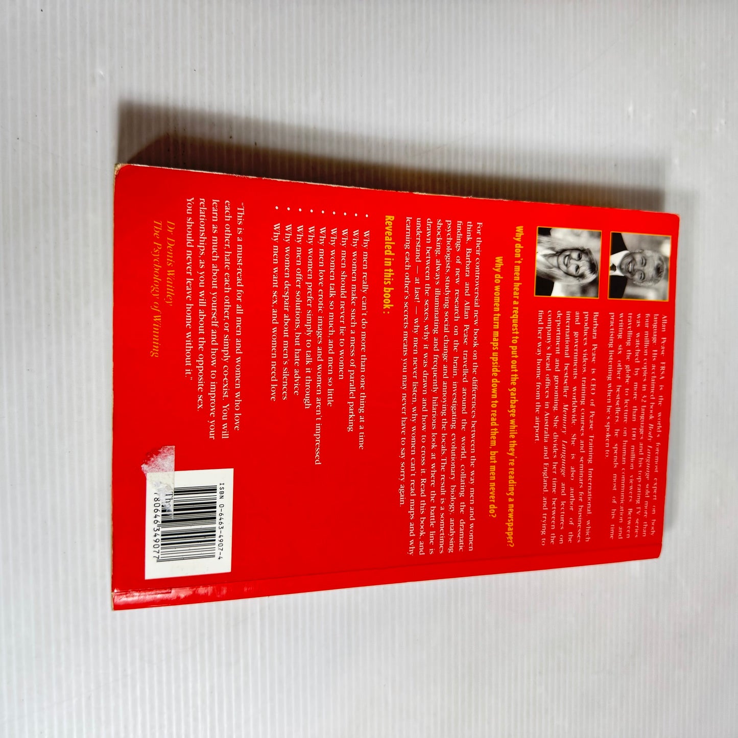 Why Men Don't Listen & Women Can't Read Maps - Allan & Barbara Pearse