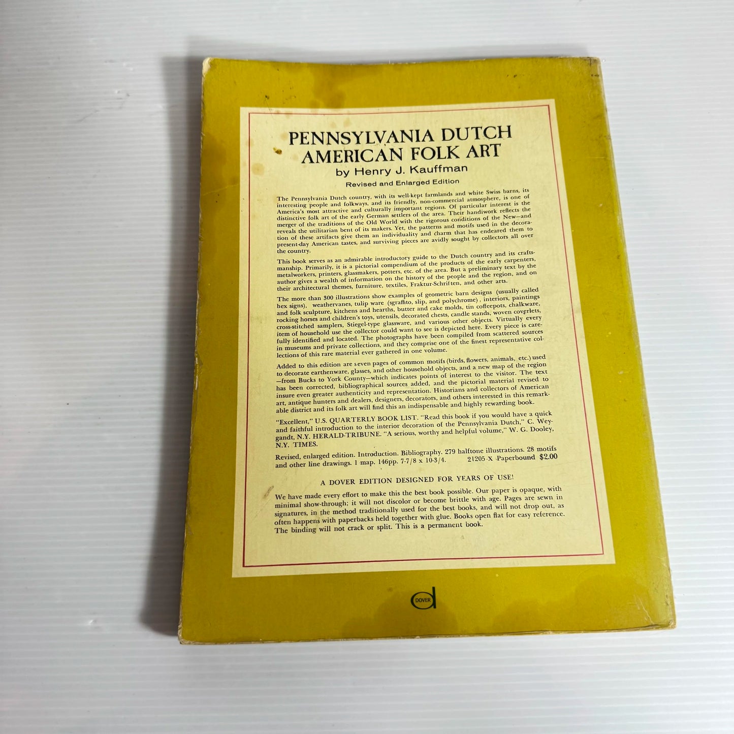 Pennsylvania Dutch American Folk Art - Henry J. Kauffman (Vintage 1964)