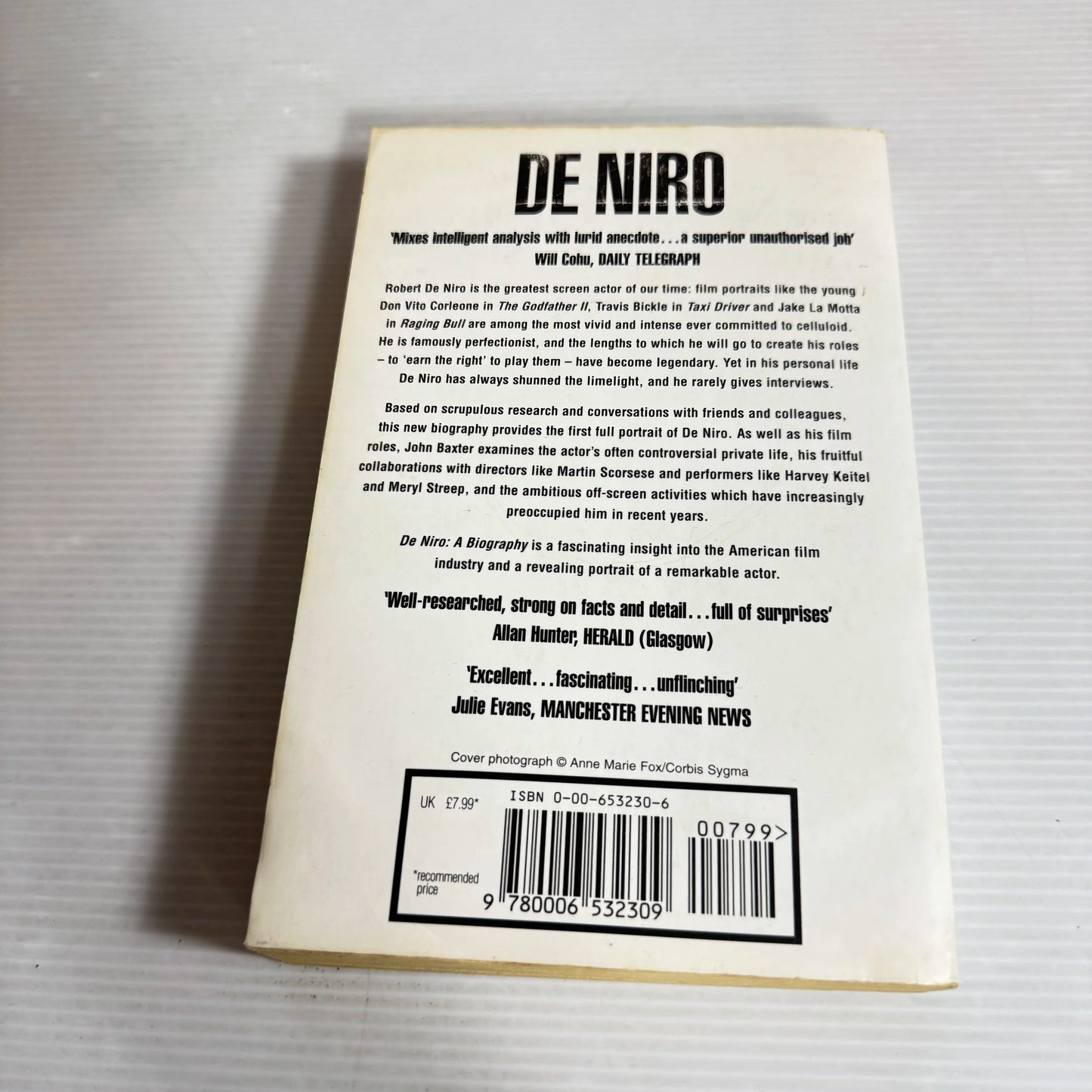 De Niro A Biography - John Baxter