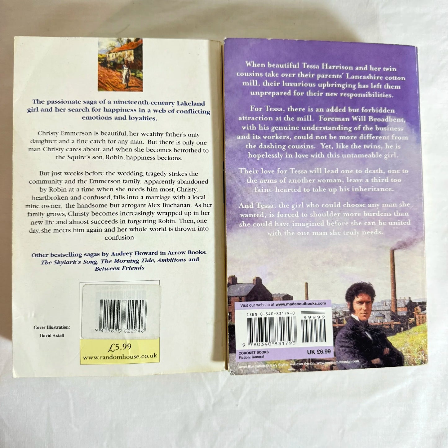 Audrey  Howard Book Bundle X 2 - Shinning Threads & The Juniper Bush