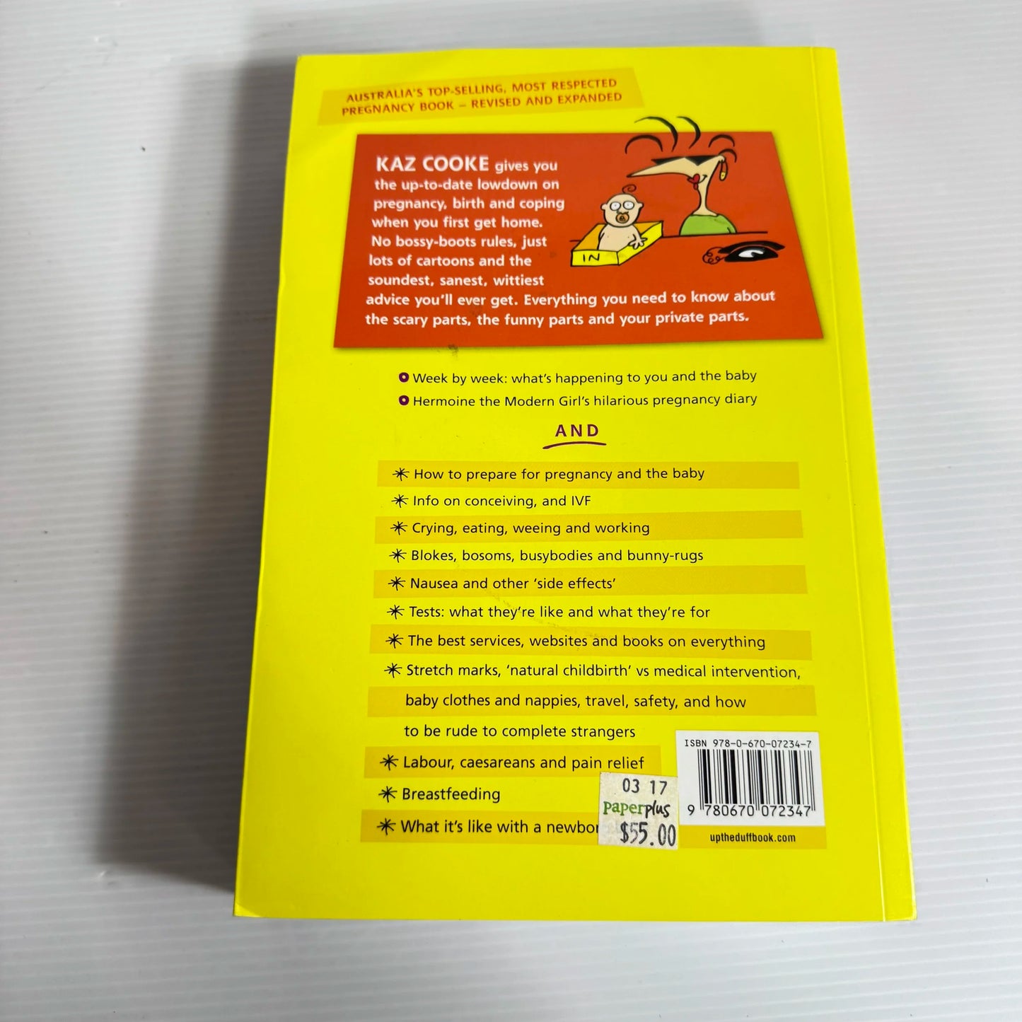 Up The Duff : The Real Guide to Pregnancy - Kaz Cooke