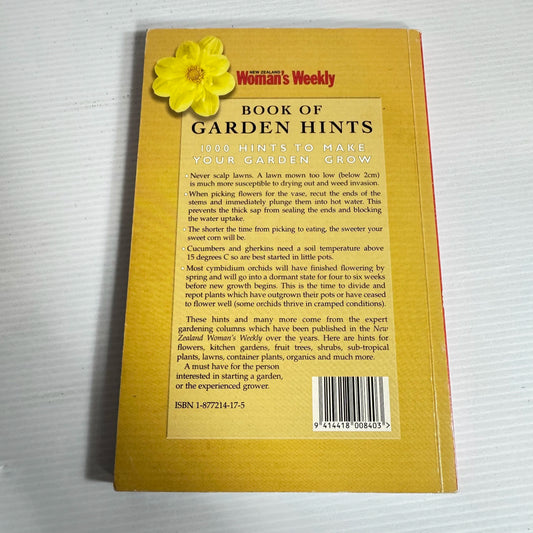 NZ Women's Weekly Book of Garden Hints