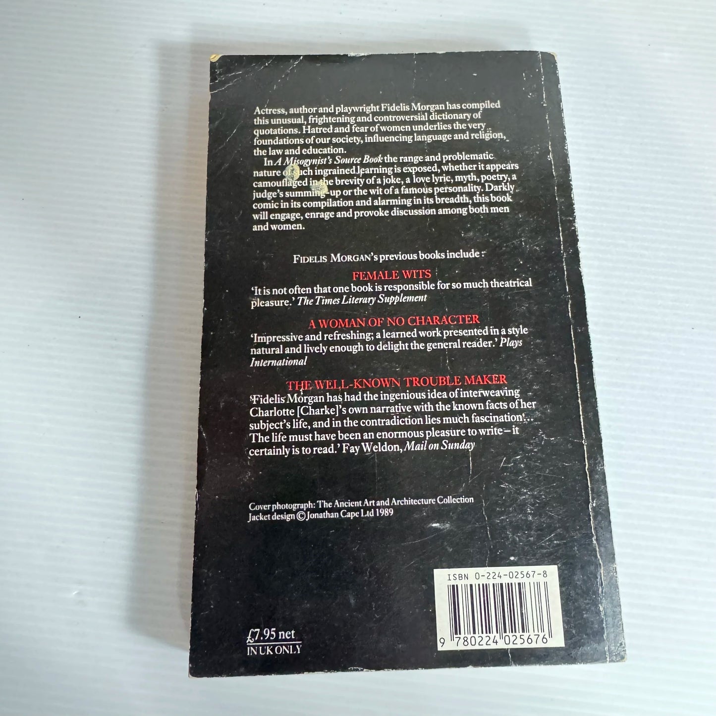 A Misogynist's Source Book - Fidelis Morgan (Vintage 1989)
