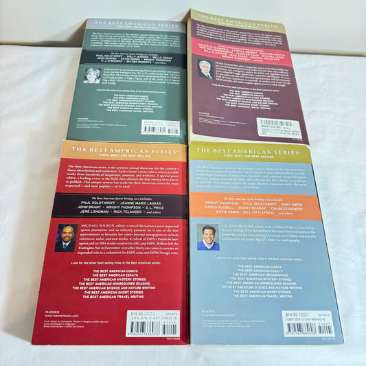 The Best American Sports Writing Book Bundle x 4 - 2010, 2011, 2012, 2013