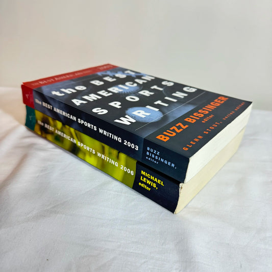 The Best American Sports Writing Book Bundle x 2 2003 & 2006