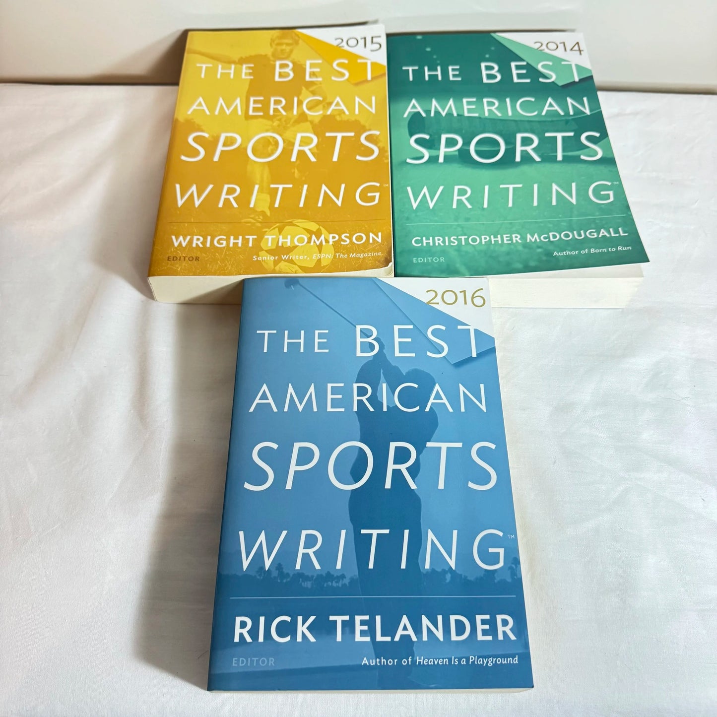 The Best American Sports Writing Book Bundle x 3 2014, 2025 & 2016