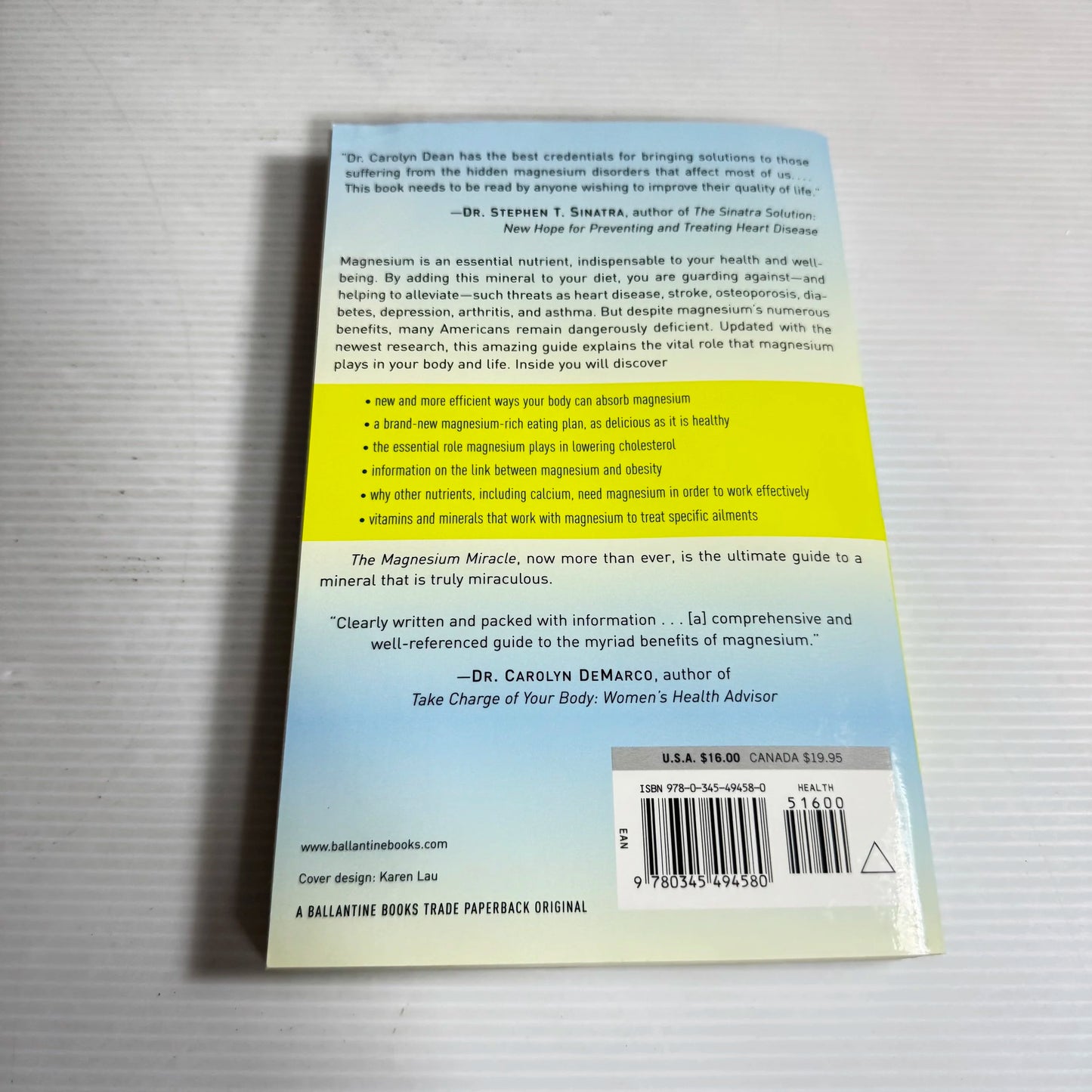 The Magnesium Miracle - Carolyn Dean