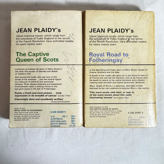 Vintage (1970) Jean Plaidy Book Bundle x 2