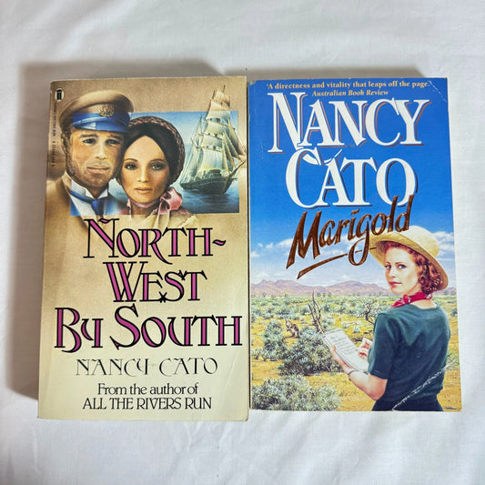Historical Fiction Book Bundle x 2 Nancy Cato North-West By South & Marigold