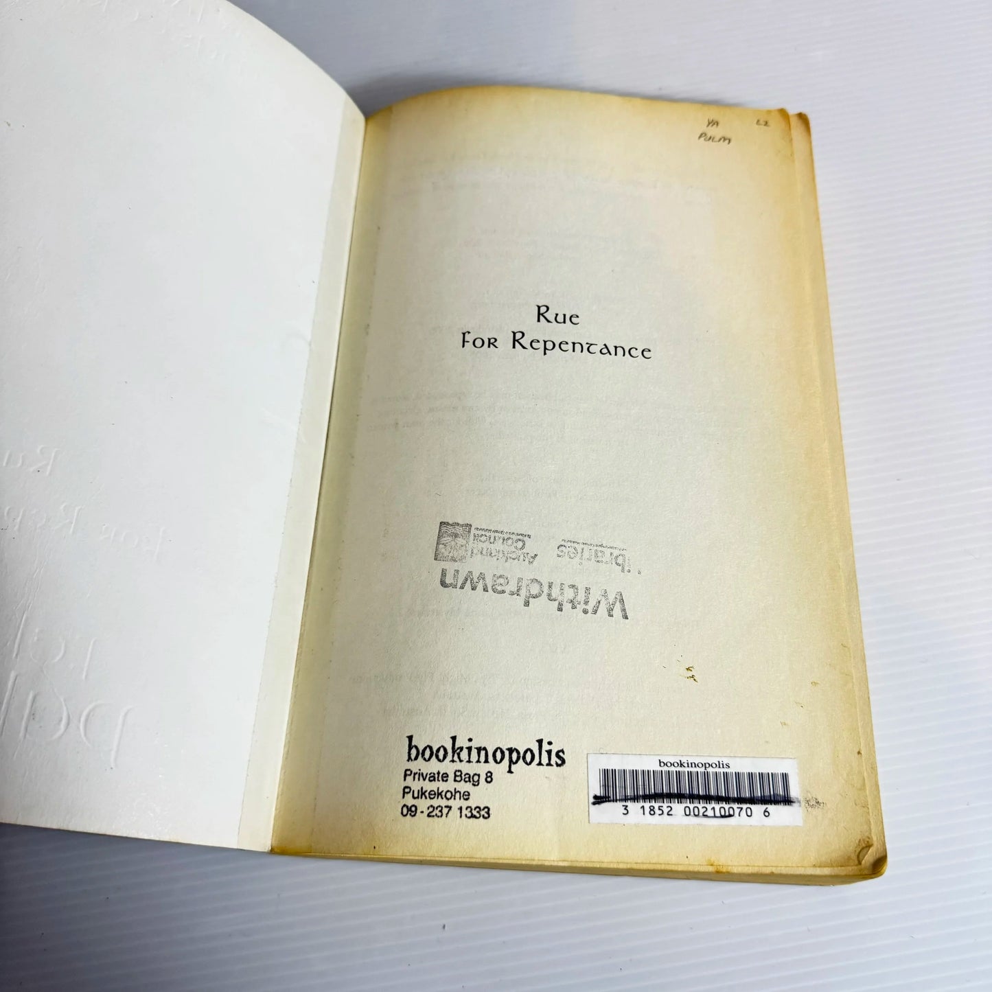 The Janna Mysteries: Rue For Repentance - Felicity Pulman