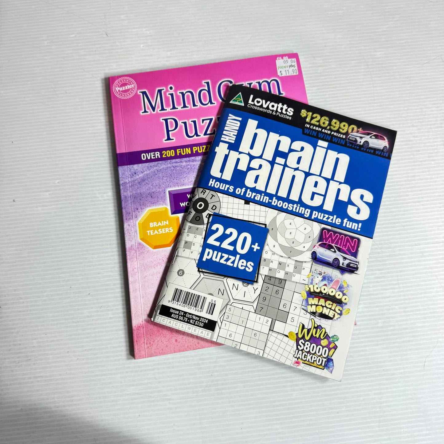 Brain Trainers and Mind Gym Puzzle Bundle x2