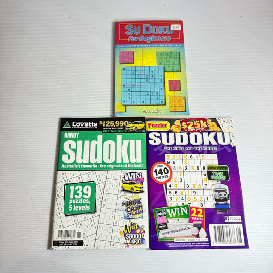 Sudoku Magazine Bundle x3