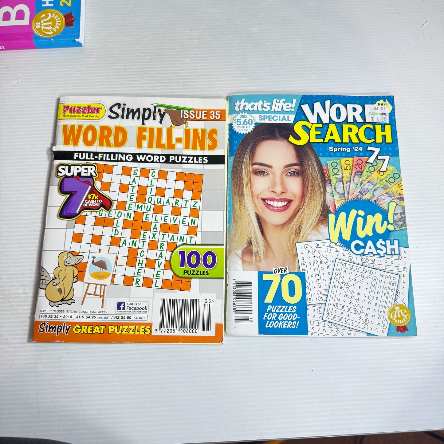 Word Search and Puzzle Magazine Bundle x3