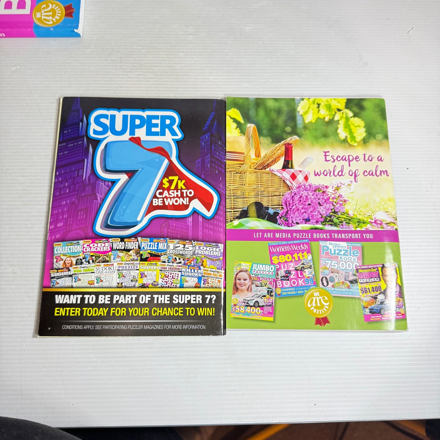 Word Search and Puzzle Magazine Bundle x3