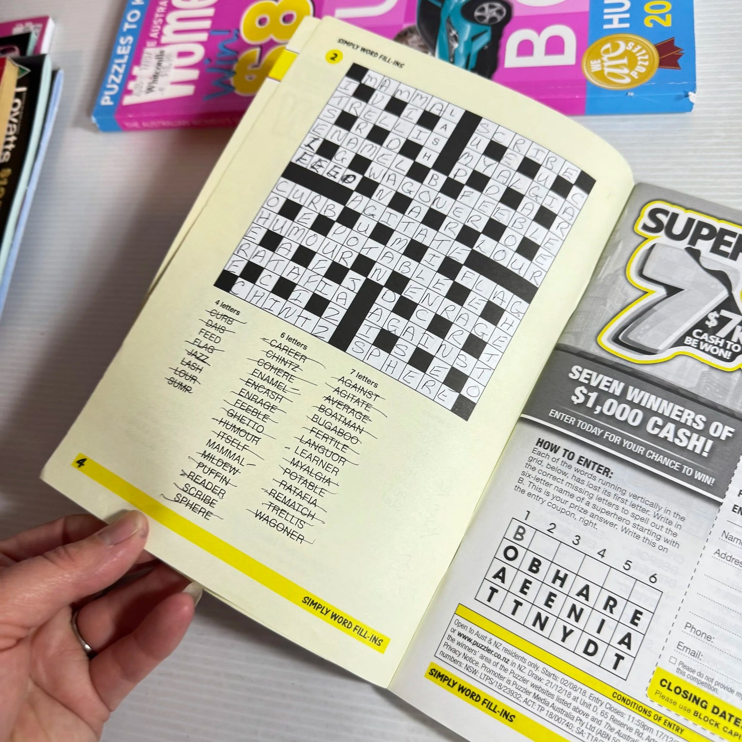Word Search and Puzzle Magazine Bundle x3