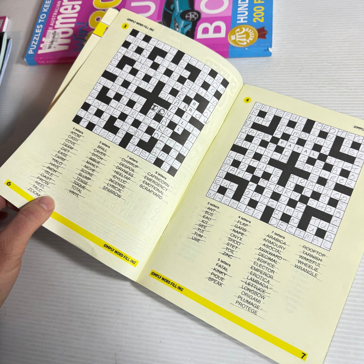 Word Search and Puzzle Magazine Bundle x3