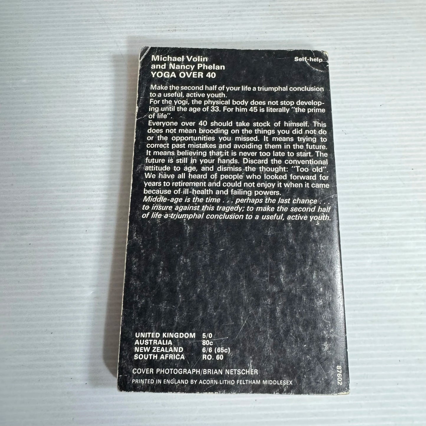 Yoga Over Forty - Michael Volin & Nancy Phelan (Vintage 1965)